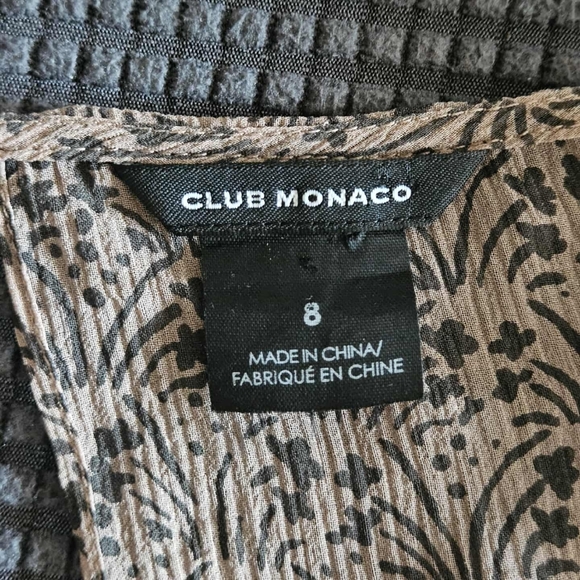 Club Monaco brown nude dress sz 8 - Picture 7 of 16